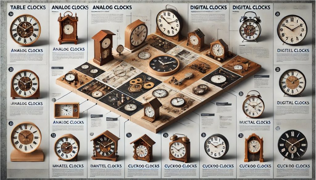 Types of Table Clocks